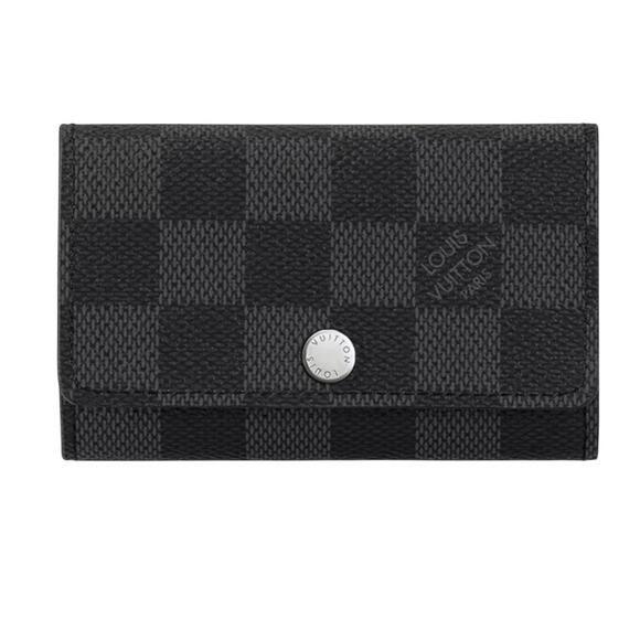 288. Louis Vuitton Damier Graphinte 6 Key Holder - Picture 1 of 5